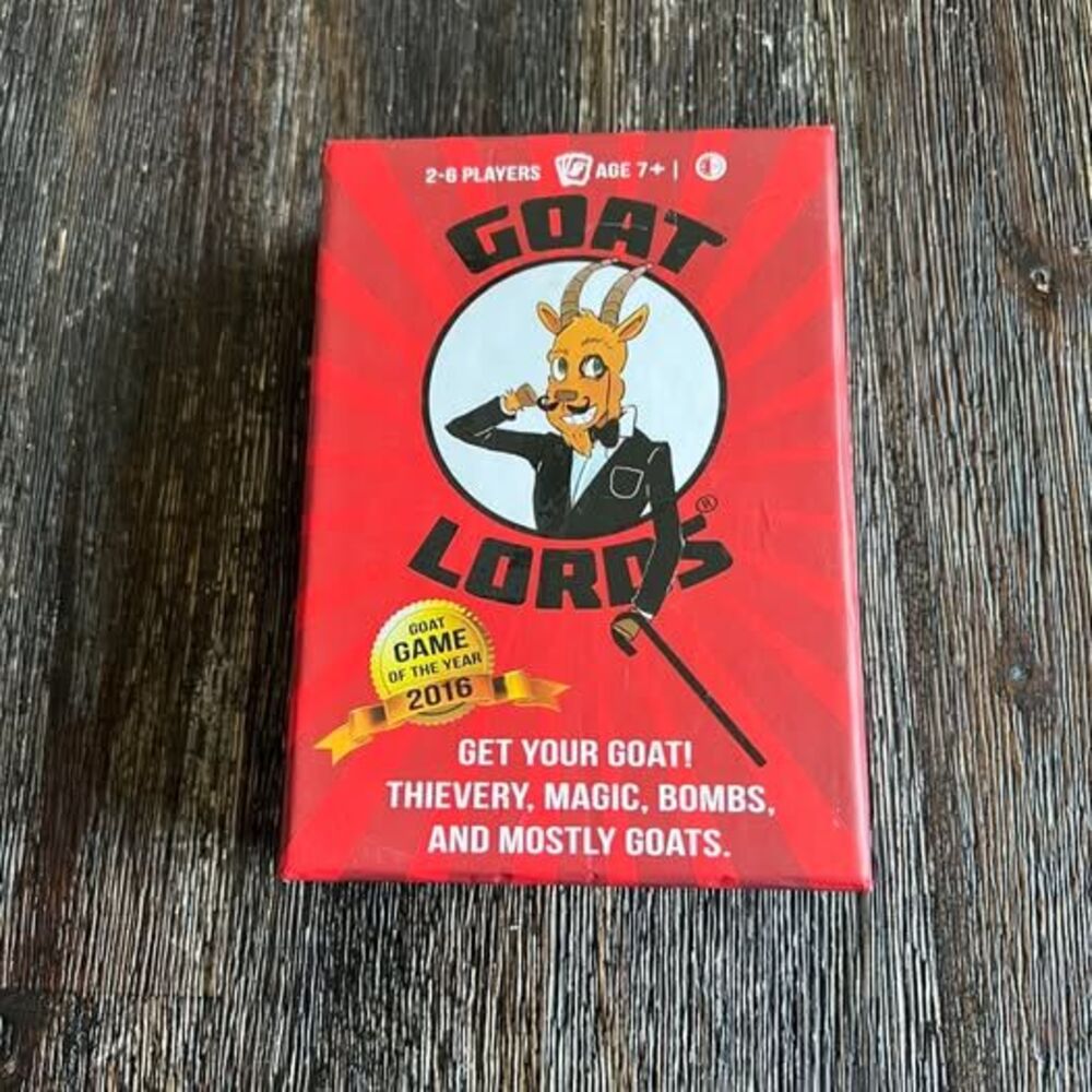 Goat Lords Card Game 2-6 Players Age 7 and Up Humorous Award Winning Complete